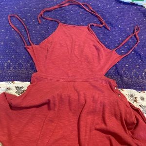 Free People backless cotton dress